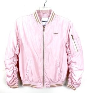 DKNY girls lightweight bomber jacket size 14/16